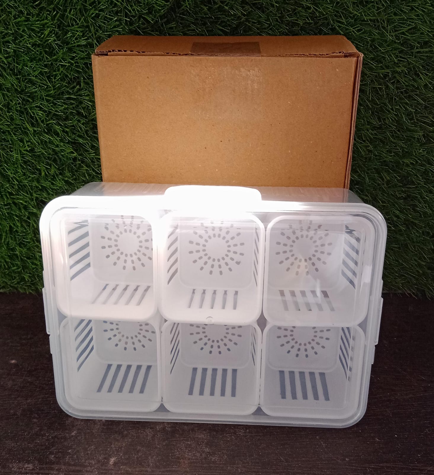 Fridge Storage Boxes Freezer Storage Containers, Container for Kitchen Storage Set, Storage in Kitchen, Vegetable Storage, Draining Crisper Refrigerator Food Box (1 Pc) Fridge Storage Boxes Freezer Storage Containers, Container for Kitchen Storage Set, Storage in Kitchen, Vegetable Storage, Draining Crisper Refrigerator Food Box (1 Pc)